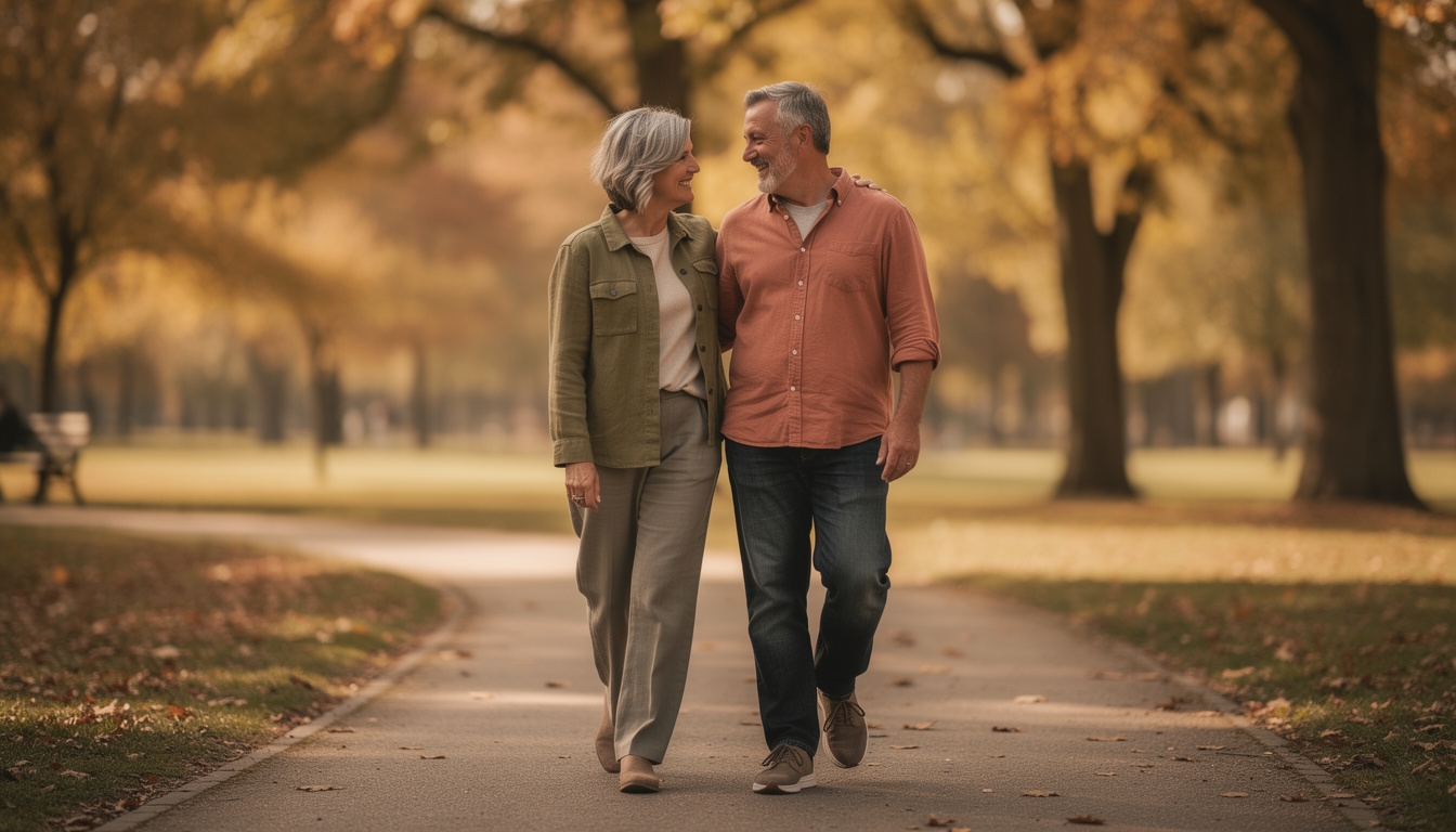 Pareja caminando